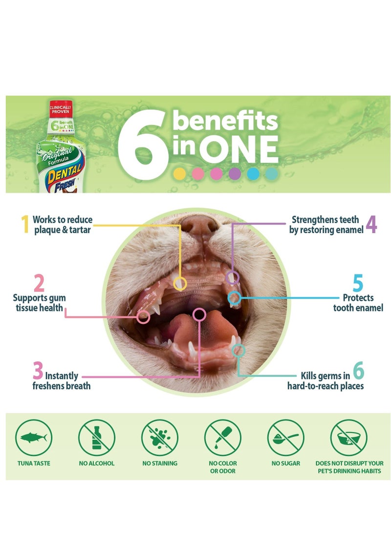 SynergyLabs Dental Fresh Original Formula For Cats 237ml - Image 3