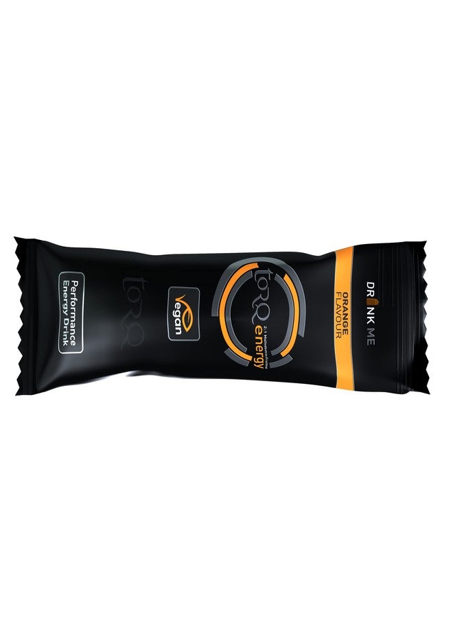TORQ مشروب الطاقة تورك بنكهة البرتقال، مسحوق مشروب طاقة متساوي التوتر - مسحوق إلكتروليت، مشروبات طاقة غنية بالكربوهيدرات (30 غرام لكل 500 مل) والصوديوم - عبوات فردية - علبة من 15 عبوة - Image 4