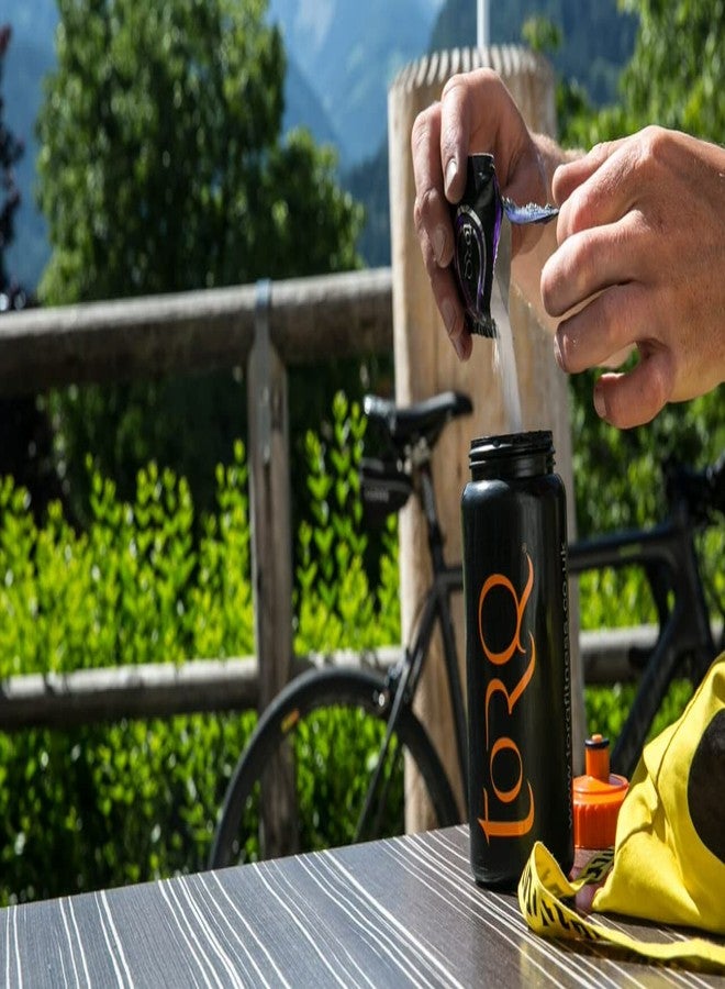TORQ مشروب الطاقة تورك بنكهة البرتقال، مسحوق مشروب طاقة متساوي التوتر - مسحوق إلكتروليت، مشروبات طاقة غنية بالكربوهيدرات (30 غرام لكل 500 مل) والصوديوم - عبوات فردية - علبة من 15 عبوة - Image 5