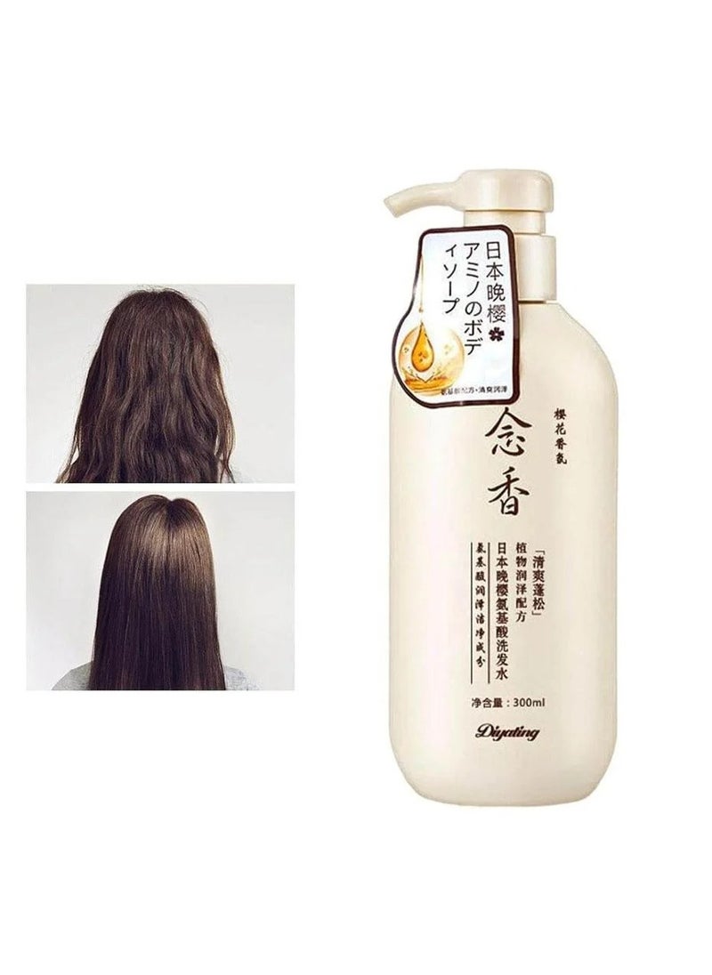 SAKURA Japanese Sakura Shampoo For Hair Growth, Hair Loss & Dandruff Removal 300 ml  - Image 3