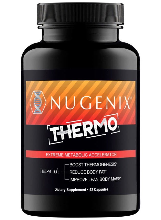 Nugenix Thermo - Thermogenic Fat Burner Supplement Pills for Men, Extreme Metabolic Accelerator, 42 Count - Image 1