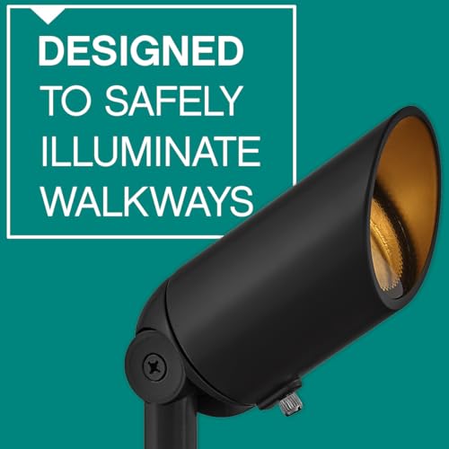 Hinkley Landscape Lighting 1536SK Accent Spot Light - Aluminum, MR16 LED Bulb Required, Safe for Wet Conditions, Wiring Kit and Ground Spike Included - Satin Black Finish with Clear Lens - Image 5