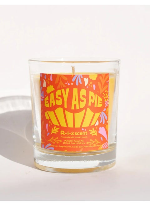 Easy as Pie wooden wick candle