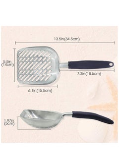 KASTWAVE Cat Litter Scoop Scoop Cat Litter Kitten Starter Kit Small Litter Tray Durable Cat Litter Shovel Pet Cleanning Tool Cat Litter Box Self Cleaning  - Image 3