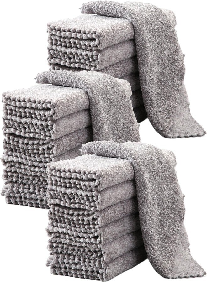 SAOYOAS 20 Pack Kitchen Dish Cloths Super Absorbent Coral Fleece Dish Cloths, Reusable Washable Fast Drying Rags, Nonstick Oil Microfiber Lint-Free Kitchen Cleaning Towels for Furniture Car Tea Bowl 10 x 10" - Image 1