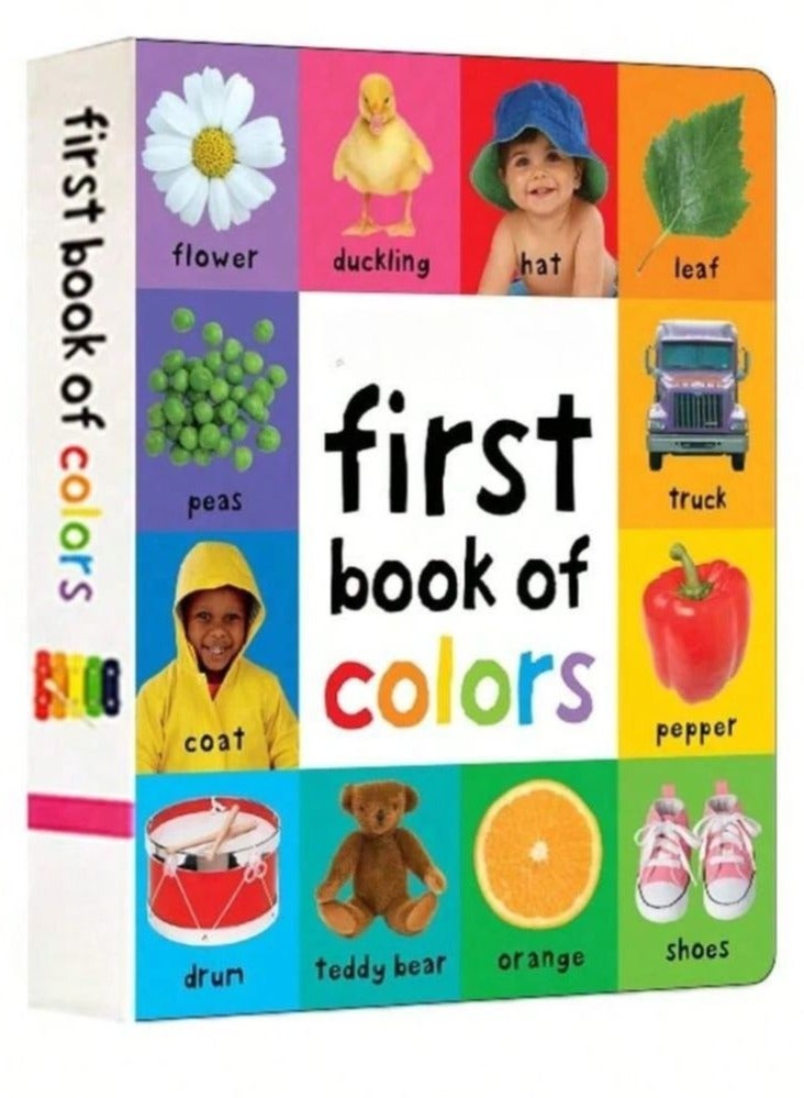 Educational book for children – A kids' book for learning colors in English. It helps children recognize colors in a visual and fun way and enhances the connection between color, word, and image - Image 1