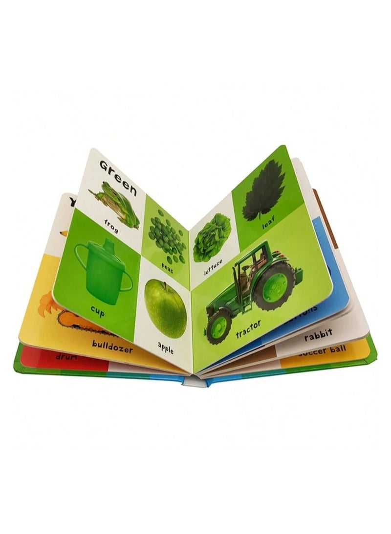 Educational book for children – A kids' book for learning colors in English. It helps children recognize colors in a visual and fun way and enhances the connection between color, word, and image - Image 2