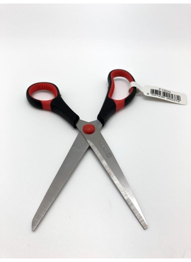 Gıpta F1600 Office Scissors 7 Inch Red  - Image 3