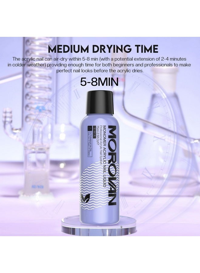 morovan - Monomer Acrylic Nail Liquid Kit: Mma-Free Fomula Acrylic Liquid For Nail Extension With Nail Dehydrator And Primer To Enhance Adhesion Of Nails Liquid Monomer Nail Kit For Diy Lover - Image 1