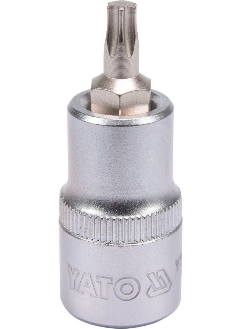 YATO Socket Bit 1/2" Torx T30 L=50mm YT-04313