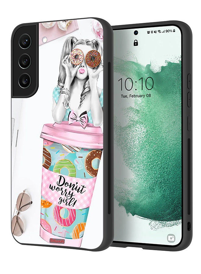 Tolwak Samsung Galaxy S21 5G Protective Case Cover Donut Worry Girl - Image 1
