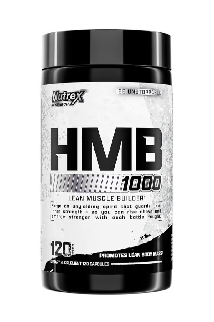 Nutrex Research مكمل HMB 1000 للعضلات والقوة 120 كبسولة