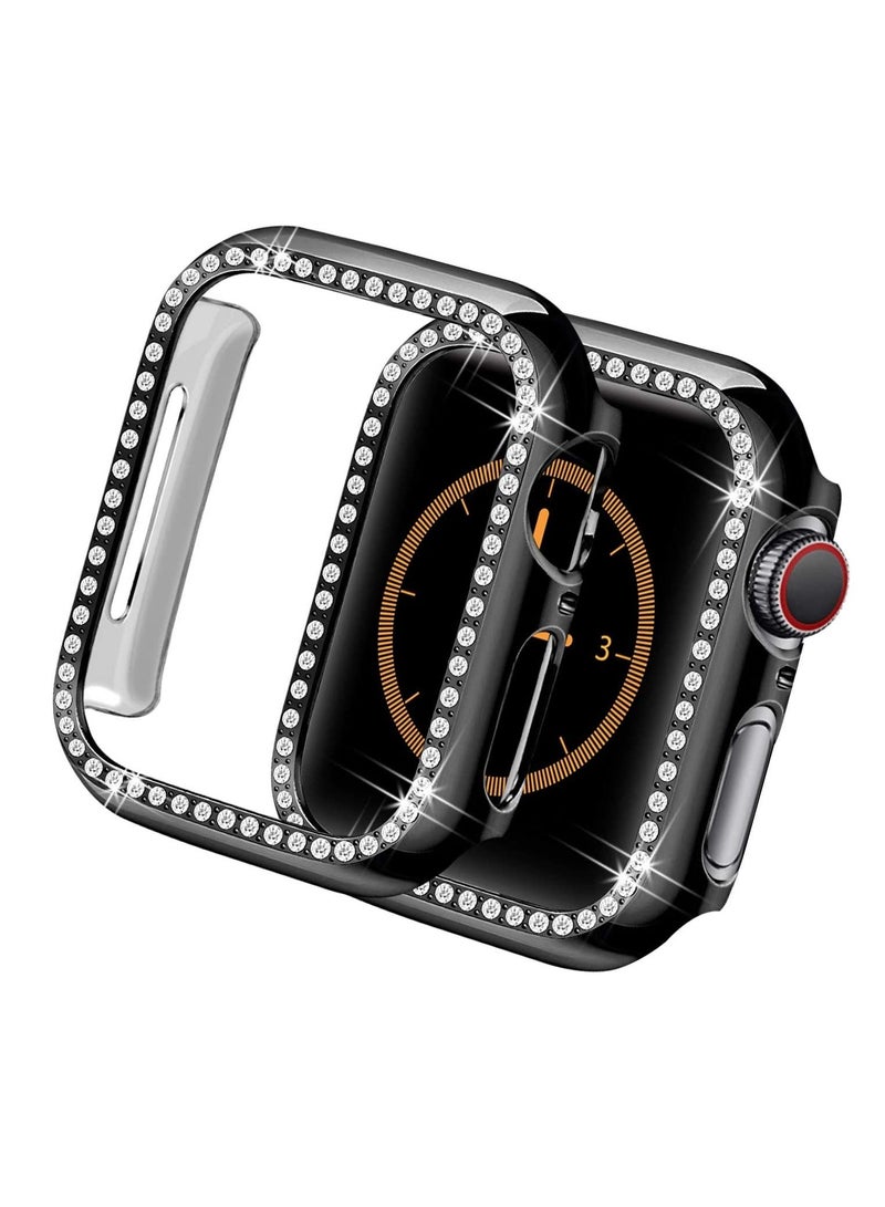 جراب Surace 45 متوافق مع جراب Apple Watch 8 و 7 ، غطاء واقٍ بديل لساعة Apple Watch Series 8 Series 7 45mm أسود - Image 1