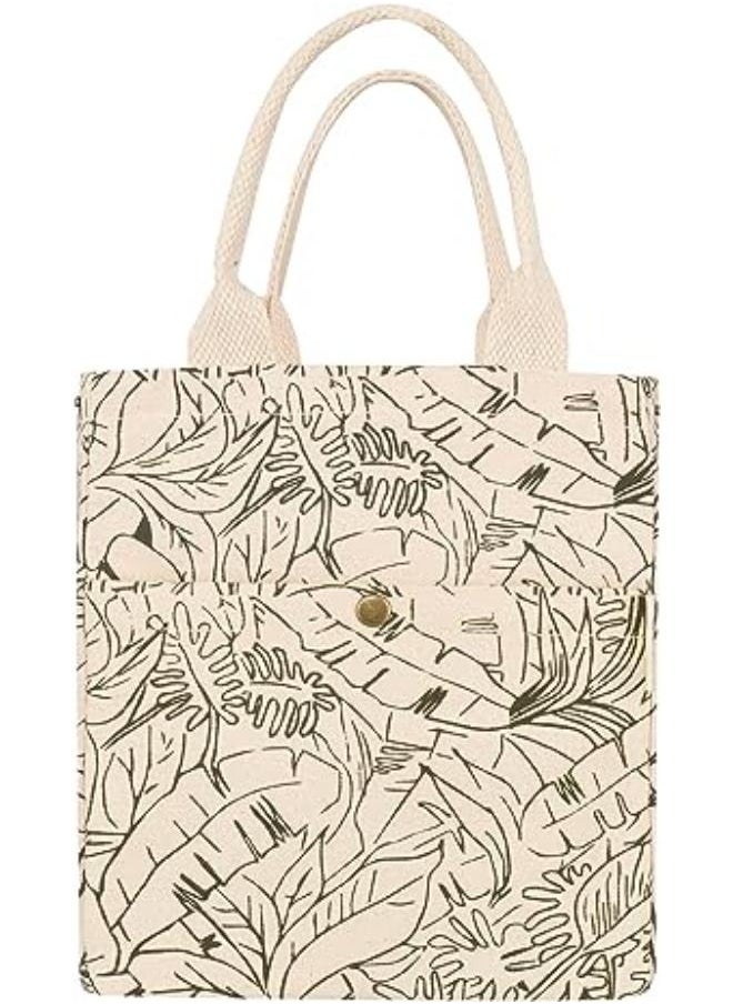 earthsave Earthsave Eco Insulated Lunch Bag for Office Men & Women  Lunch Box Bag for Kids  Canvas Tiffin Bags for School  Drawstring Lunch Bag  - Image 1