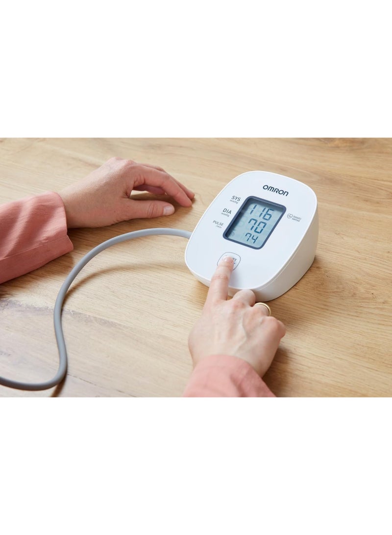 M2 Plus Upper Arm Blood Pressure Monitor New Version Clinically Validated Digital BP Machine with Intellisenseâ„¢ Technology, Irregular Heartbeat Detection, Body Movement Indicator, 30 Memory Storage, Medium Cuff 22â€“32 cm, Home Use - Image 4