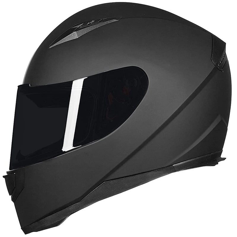 ILM Black Visor for Full Face Motorcycle Street Bike Helmet DOT (Visor, Black) - Image 3