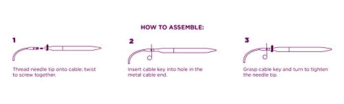 KnitPicks Knit Picks Options Interchangeable Circular Knitting Needle Cable - 24" Green - Image 5