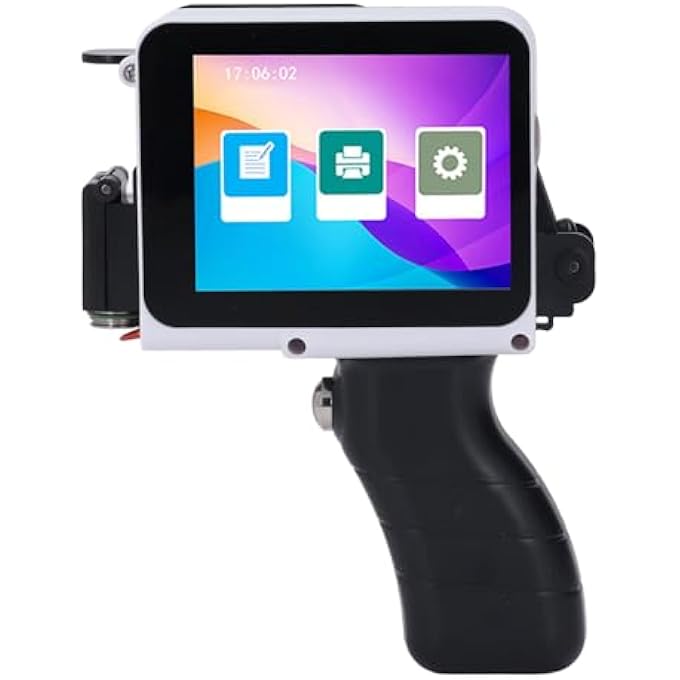 HANDHELD INKJET PRINTER, PORTABLE 12.7 MM HANDHELD PRINTER, TOUCHSCREEN INKJET CODING MACHINE FOR PRINTING TEXT, BATCH NUMBER, DATE, BARCODE, QR CODE, LOGO - Image 2