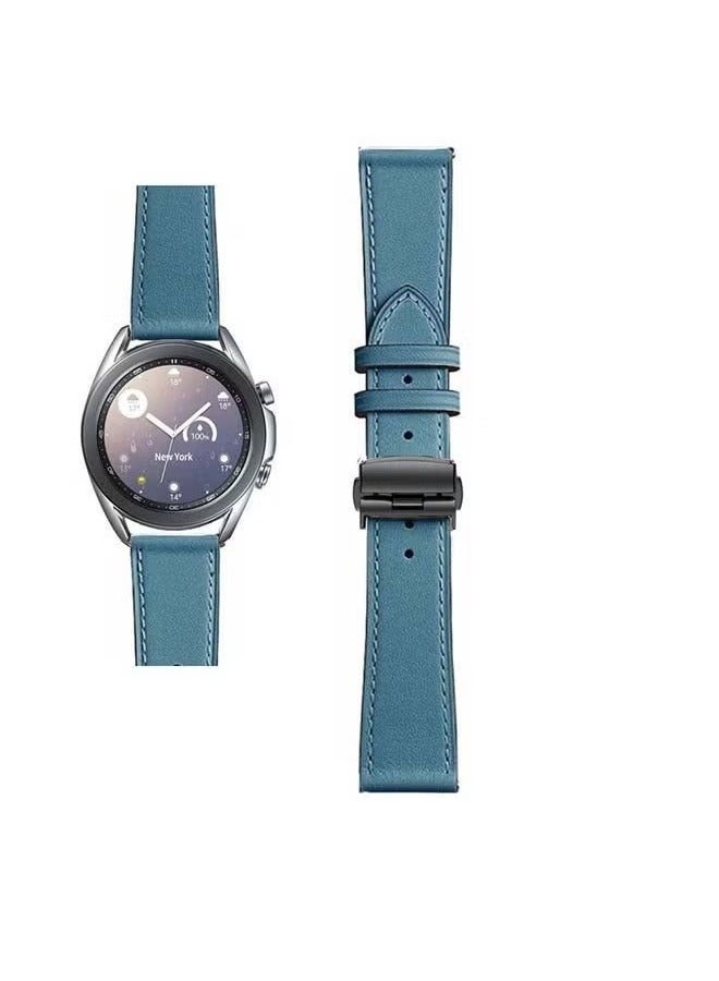 vesus Replacement Band For Samsung Galaxy Watch3 Peacock Blue