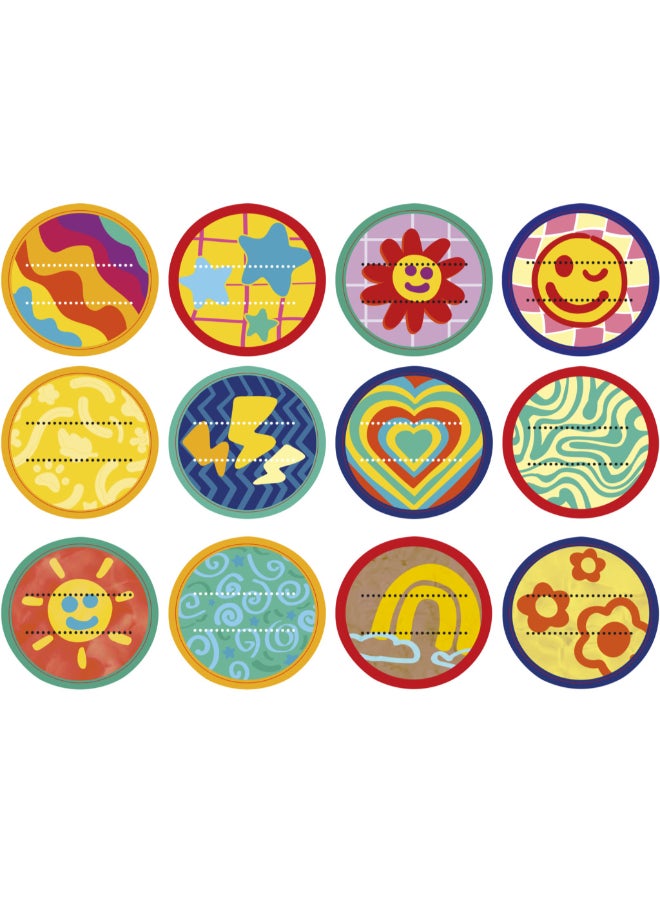 Play-Doh 12 Pack Treats & Favors, Stickers & 1 Ounce Modeling Compound Cans, Party Goodie Bag Fillers, Arts & Crafts for Kids 2+ - Image 1