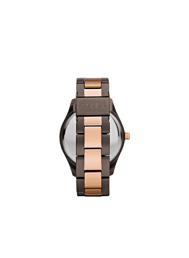 FOSSIL Women Analog Round Shape Stainless Steel Wrist Watch ES4079 - 38 Mm - Image 3