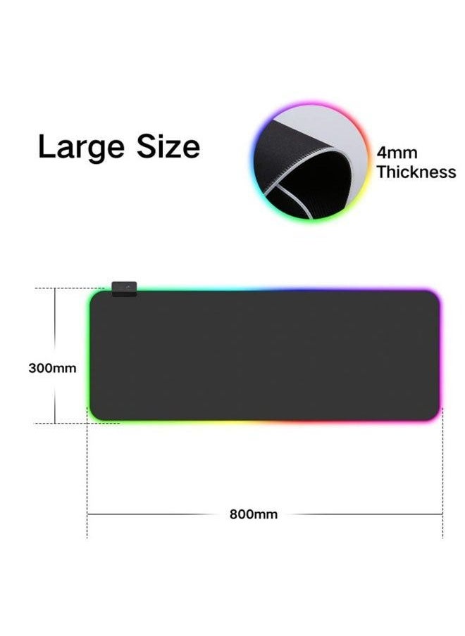 شو وو - لوحة ماوس لوحة مفاتيح كبيرة للألعاب RGB - Image 1