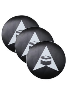 RYN Qibla Sign for Praying  3pcs Bundle of Vinyl Sticker Signage to indicate Qibla Vinyl Decal Stickers for Muslim Kaaba  ROUND B  - Image 1