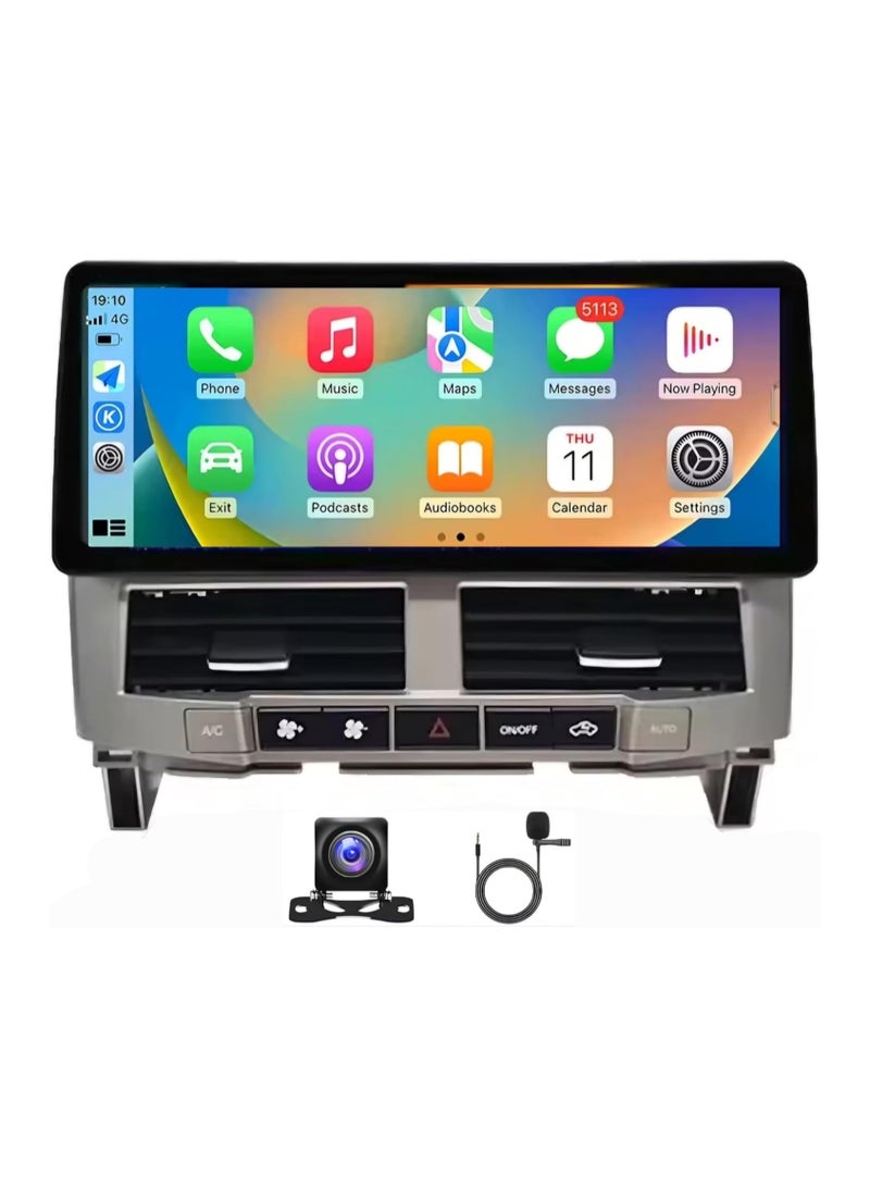 Raymos 12.3 inch Lexus Car Stereo Lexus RX330 2004-2007  Android Screen Support Apple Carplay Android Auto Wireless 4GB RAM Fast Interface included 4G Wifi USB QLED ( 1280x720 ) - Image 1
