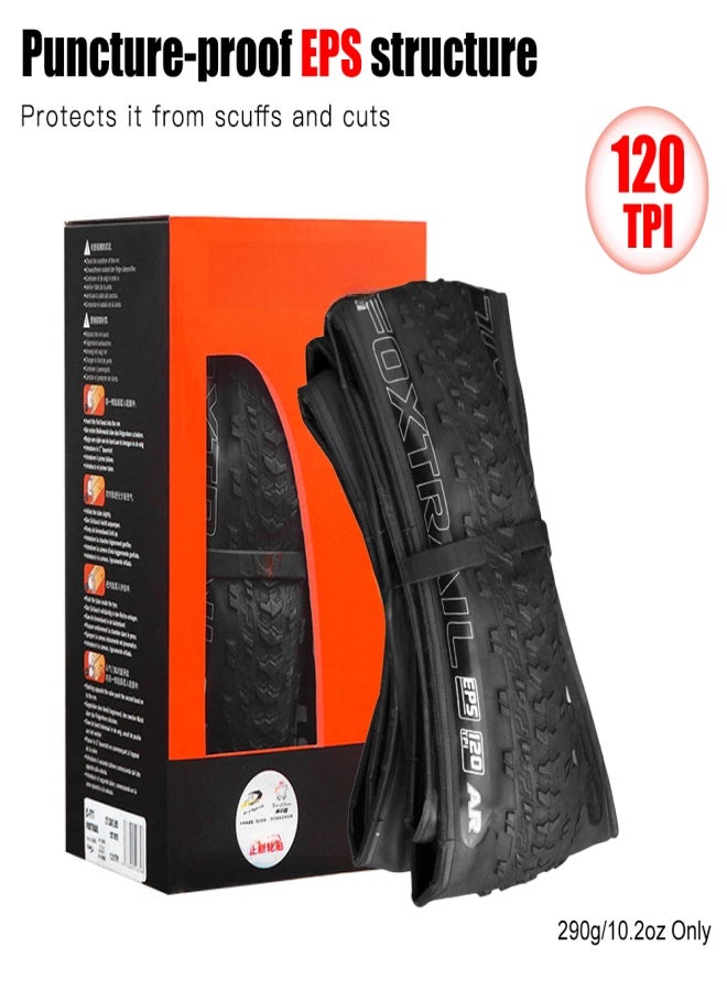CST 27.5 * 1.95 Folding Road Bike Tire Puncture Protection Tyres 120 TPI Mountain Bike Tire Ultralight Cycling Tyre - Image 4