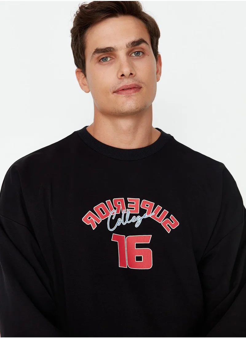 trendyol Collage Superior Sweatshirt