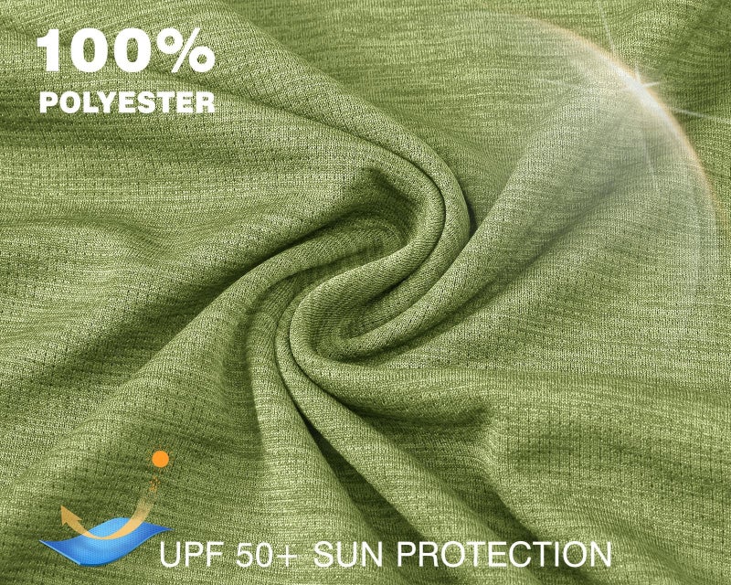 TBMPOY Womens UPF 50+ Sun Protection Hoodie Shirt Long Sleeve Fishing Hiking Outdoor UV Shirt Lightweight Fruit Green M - Image 4