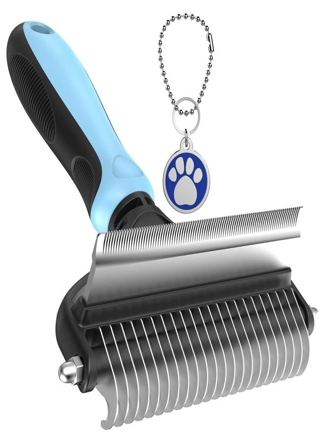 Goodscious Cat Brush and Dog Brush for Shedding, 2-in-1 Dual Head Pet Grooming Tool for Dogs & Cats, Pet Hair Remover Comb for Long & Short Hair, Detangling Undercoat Rake, Removes Mats, Tangles & Loose Fur - Image 1