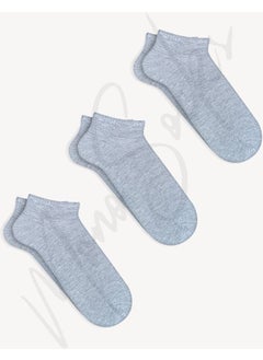 Mono Socks 3-pack Basic Plain Booties Socks  - Image 1