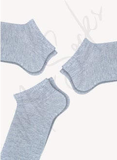 Mono Socks 3-pack Basic Plain Booties Socks  - Image 2