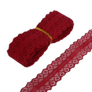 5 yards price lace lace cloth strip homemade hair accessories headdress neckband jewelry ribbon accessories diy material wholesale price #40 28mm purplish red 5 yards/bag - pzsku/ZB7DACFF0253E22343505Z/45/1746201989/2c35d379-2cce-4dcd-b975-362d5d38a251