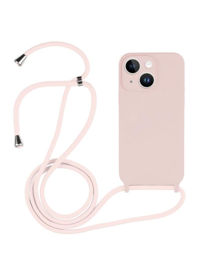 إيروريكس جراب لهاتف iPhone 15 Plus مزود بحبل كروس بودي وغطاء سيليكون سائل - Image 1