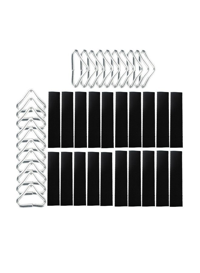 Shan Trampoline Spring, Trampoline Accessories, Trampoline Triangle Buckle 10pack / 20pack (20pack) - Image 1