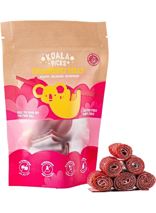 Koala Picks Strawberry Fruit Rolls - Healthy Snack - Image 1