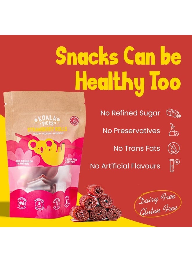 Koala Picks Strawberry Fruit Rolls - Healthy Snack - Image 3