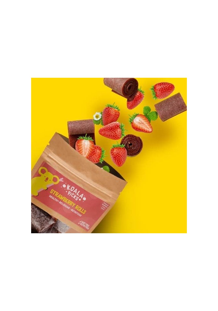 Koala Picks Strawberry Fruit Rolls - Healthy Snack - Image 4