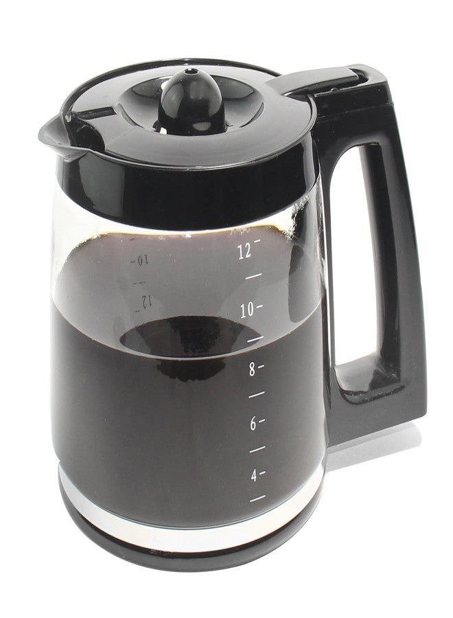 Cestlaive 12-Cup Replacement Glass Carafe Pot Compatible with Hamilton Coffee Maker Models 46310, 49976, 49966, 49350, 49957, 49954, 49933, 49980A, 49980Z, 49983, 49618, 46300, 49950 - Image 2