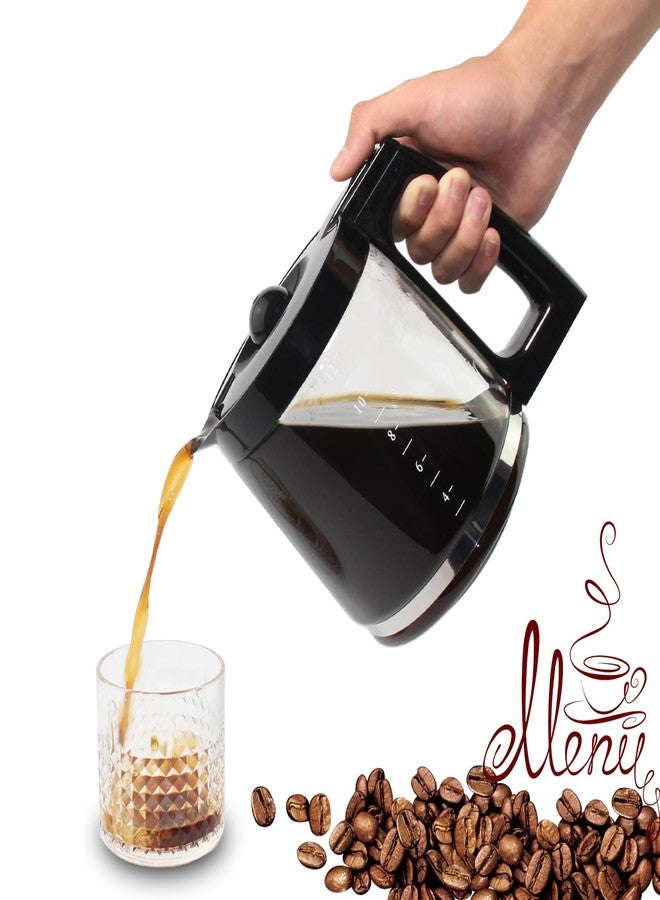 Cestlaive 12-Cup Replacement Glass Carafe Pot Compatible with Hamilton Coffee Maker Models 46310, 49976, 49966, 49350, 49957, 49954, 49933, 49980A, 49980Z, 49983, 49618, 46300, 49950 - Image 3