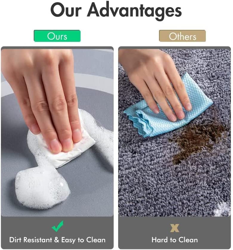 Calyrex Super Absorbent Floor MatQuickDrying NonSlip Diatom Mud Microfiber Bath Mat for Bathroom SlipResistant Floor Foot Pad Squre1 psc - Image 4