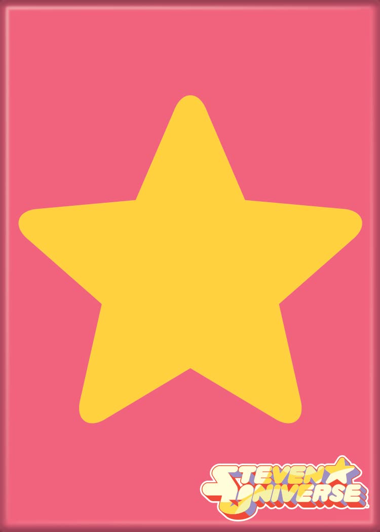 AtaBoy Steven Universe Stevens Star 25 x 35 Magnet for Refrigerators and Lockers