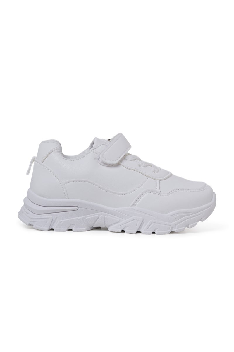 Geoomnii School Shoes Pre-Teen Boys White - Image 2