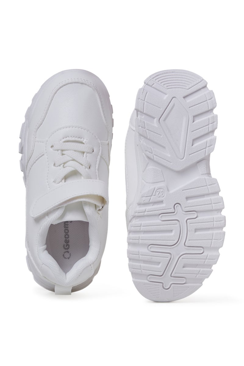 Geoomnii School Shoes Pre-Teen Boys White - Image 5