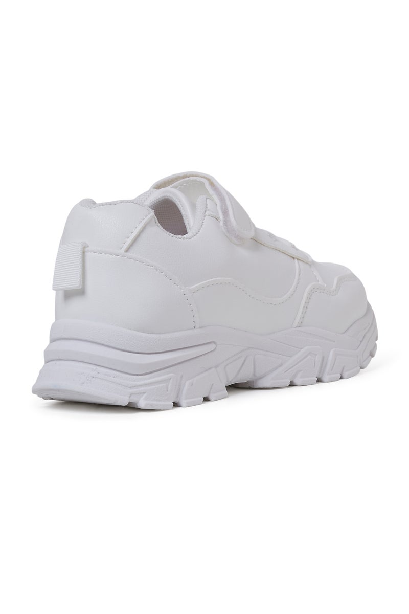 Geoomnii School Shoes Pre-Teen Boys White - Image 3