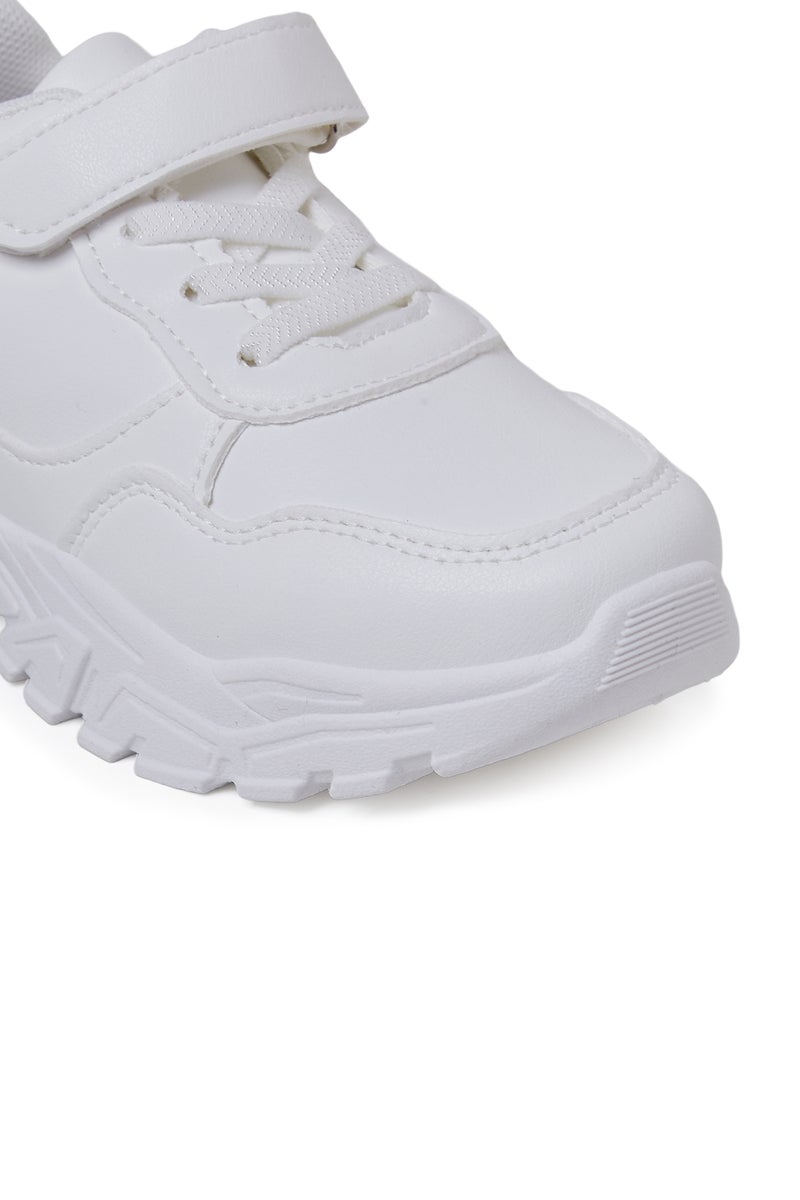 Geoomnii School Shoes Pre-Teen Boys White - Image 4