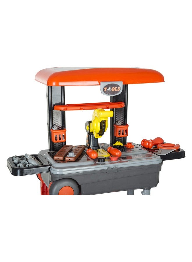 Smartcraft Tool Set, Children'S Twist Trolley Case Workbench 2 In 1 Tool Set - Image 2