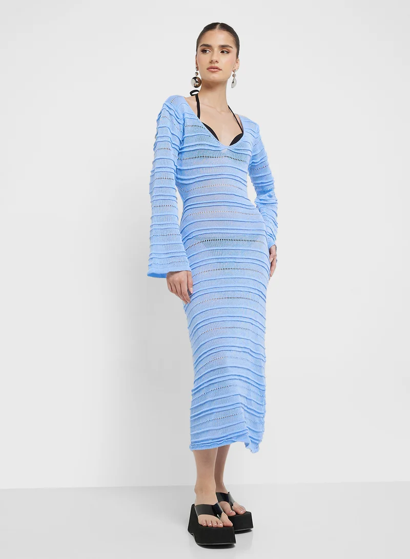 Ginger Crochet Knitted Beach Dress